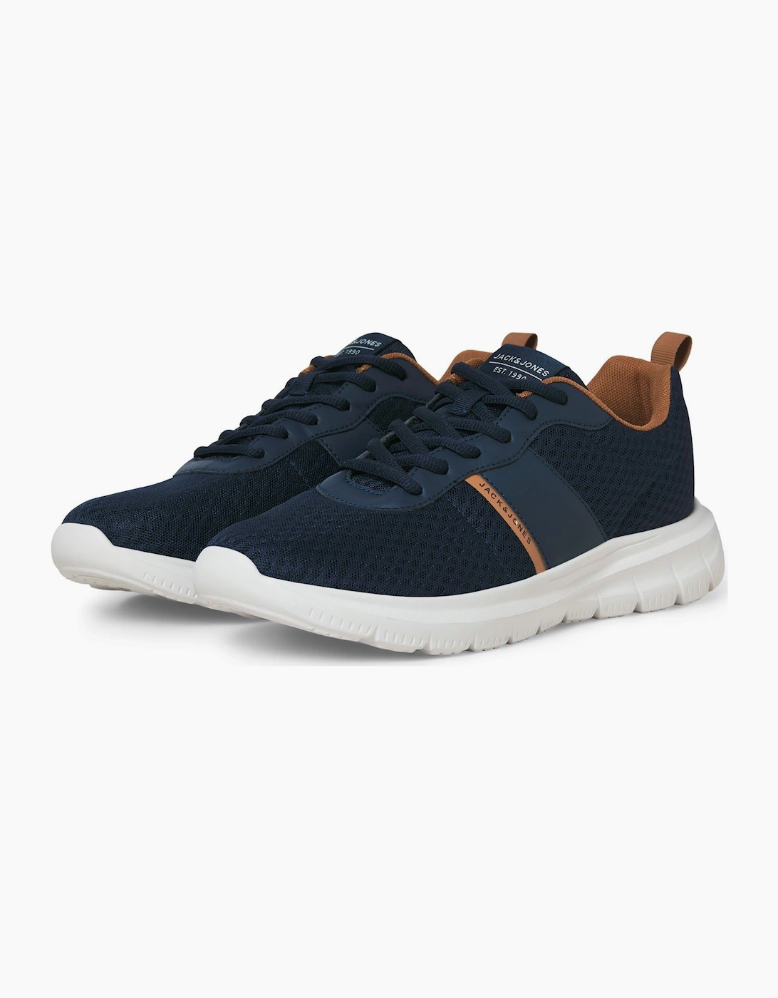 Jack & Jones Men's Navy Taylor Mesh Polyurethane Blazer Standard Trainers - : 11 Size 11