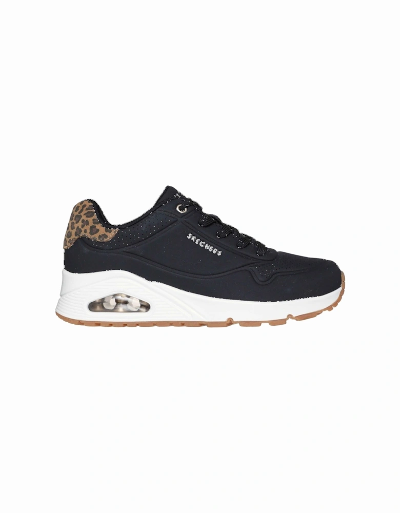 UNO - Jungle Nite Polyurethane Women's Black/Leopard Standard Trainers