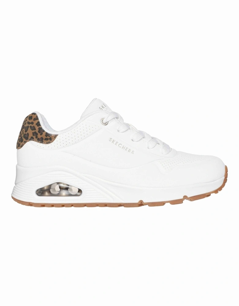 UNO - Jungle Nite Polyurethane Women's White/Leopard Standard Trainers