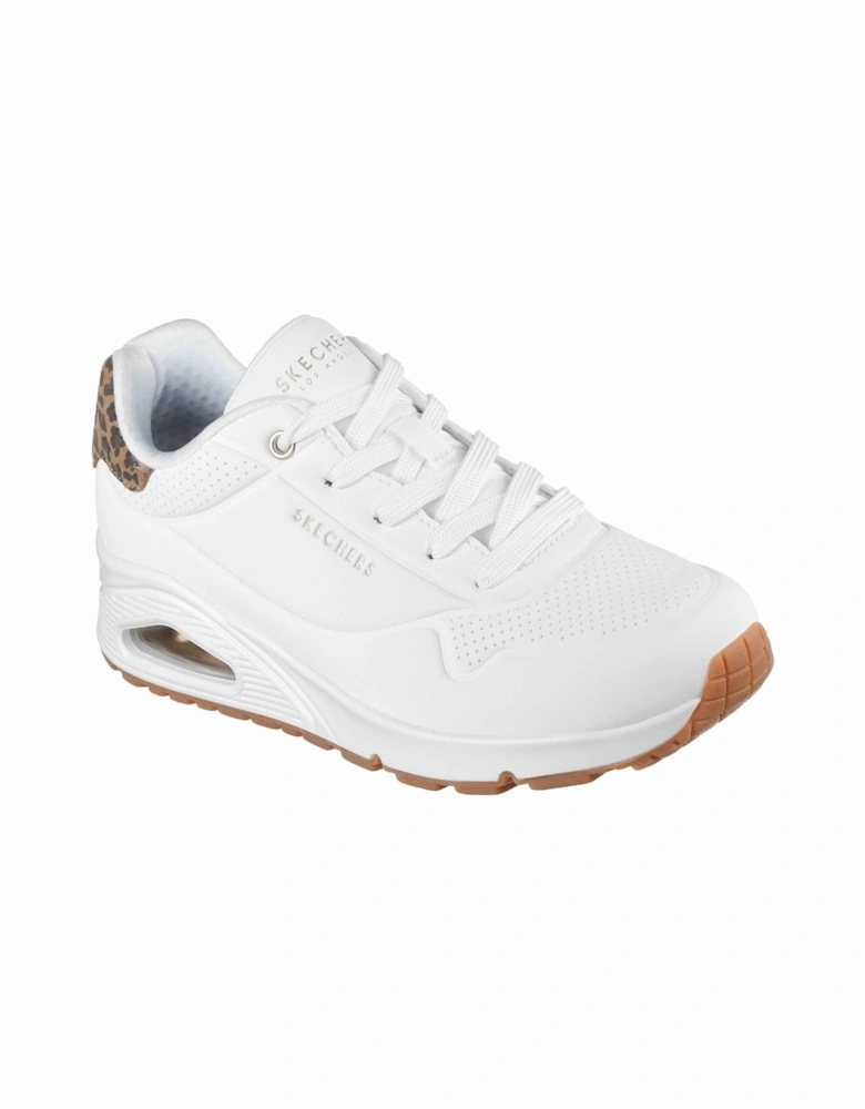 UNO - Jungle Nite Polyurethane Women's White/Leopard Standard Trainers
