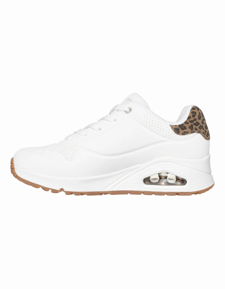 UNO - Jungle Nite Polyurethane Women's White/Leopard Standard Trainers
