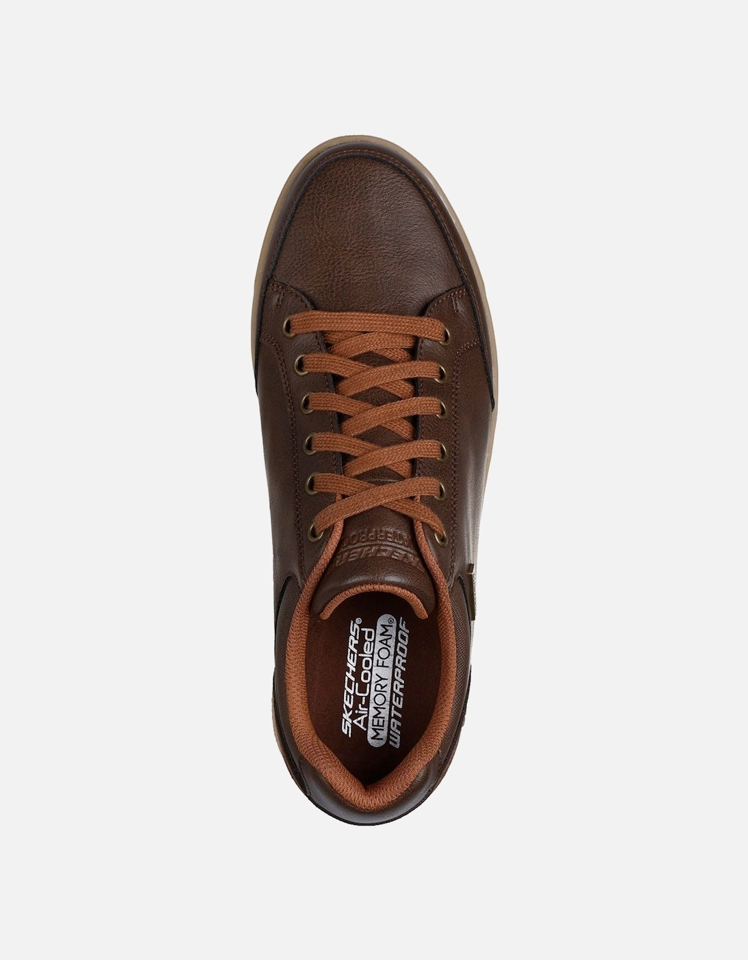 Cavell Sparkman Polyurethane Men's Chocolate Standard Lace-Up Shoes