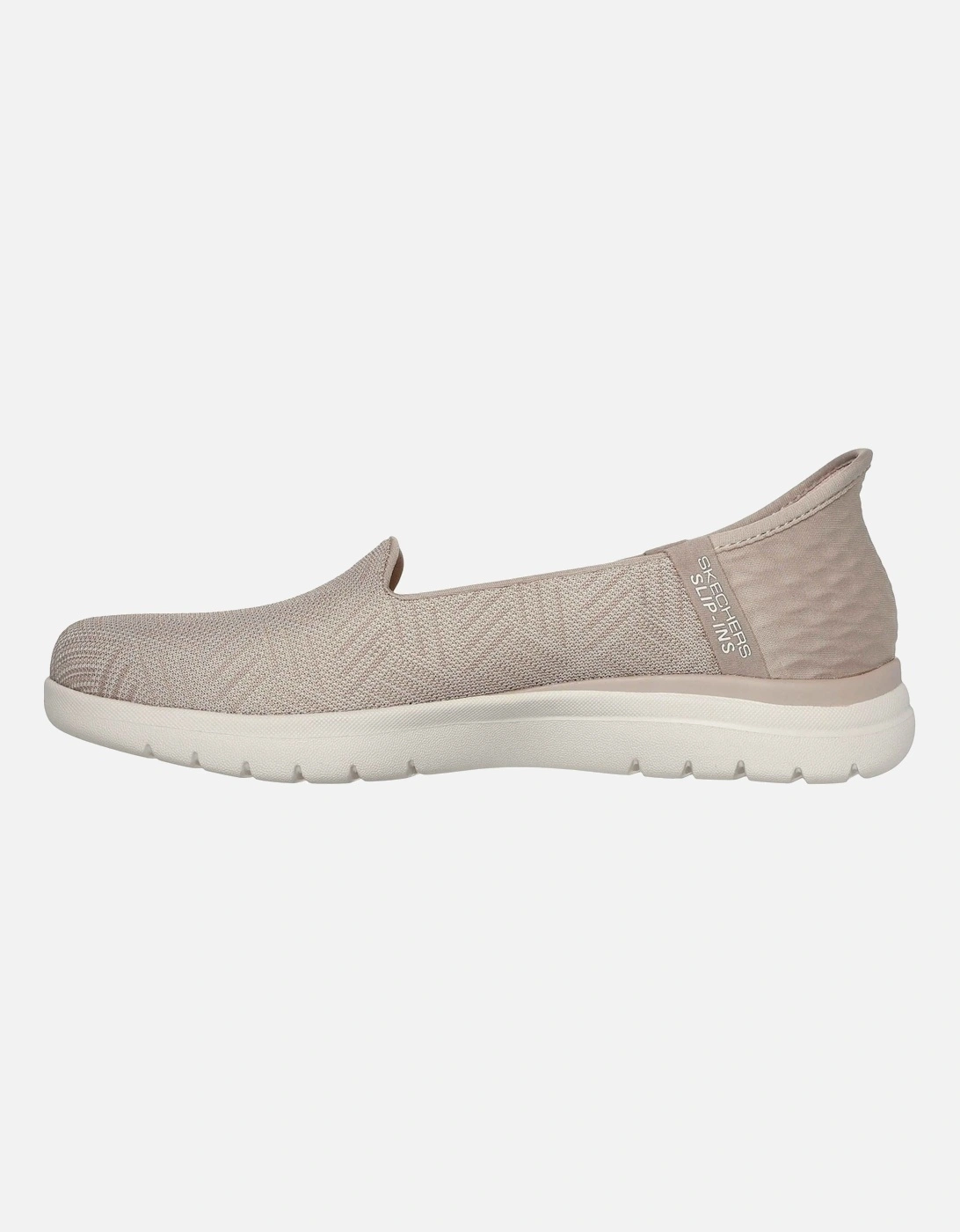 On-the-GO Flex - Clover Textile Women's Taupe Standard Trainers
