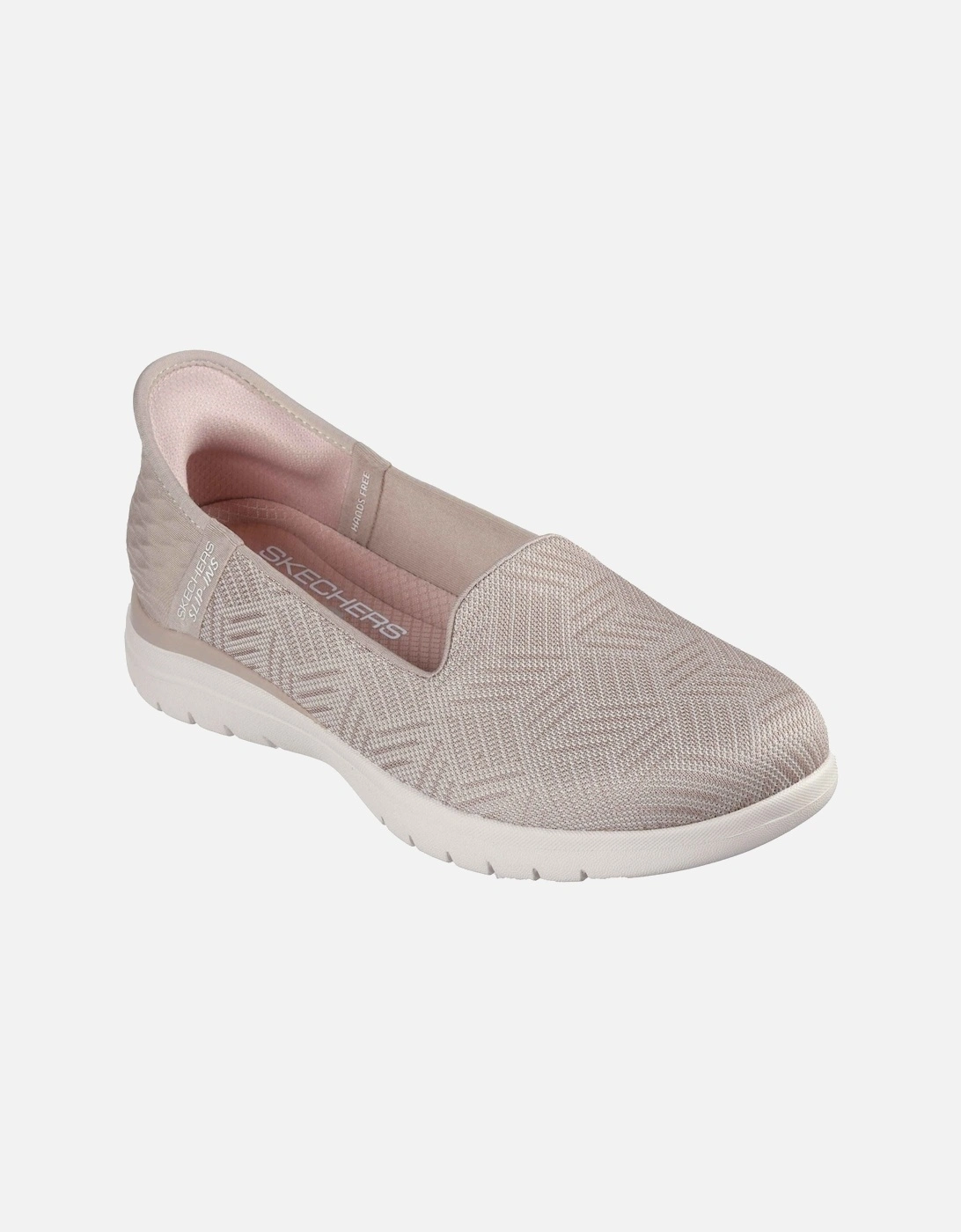 On-the-GO Flex - Clover Textile Women's Taupe Standard Trainers, 6 of 5