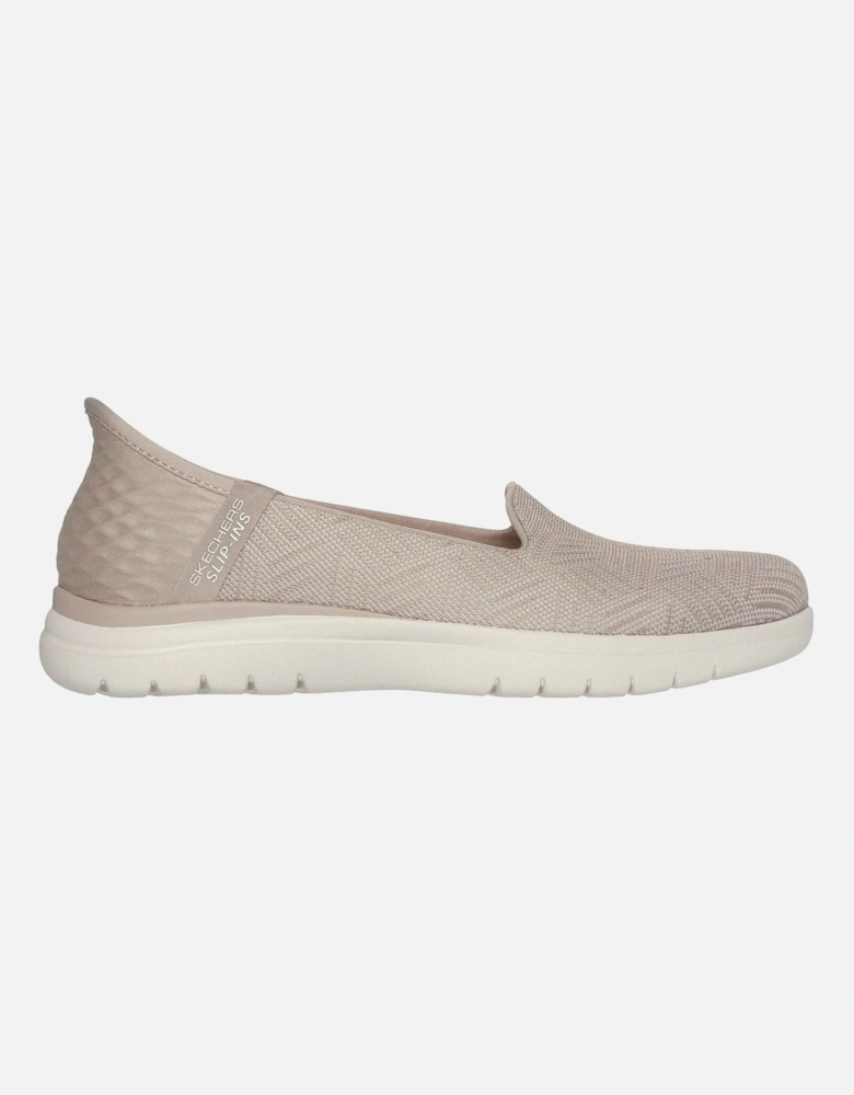On-the-GO Flex - Clover Textile Women's Taupe Standard Trainers