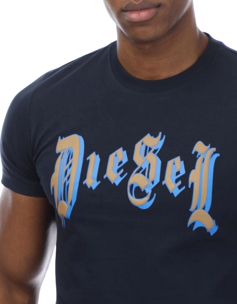 Medieval Logo Navy Blue T-Shirt