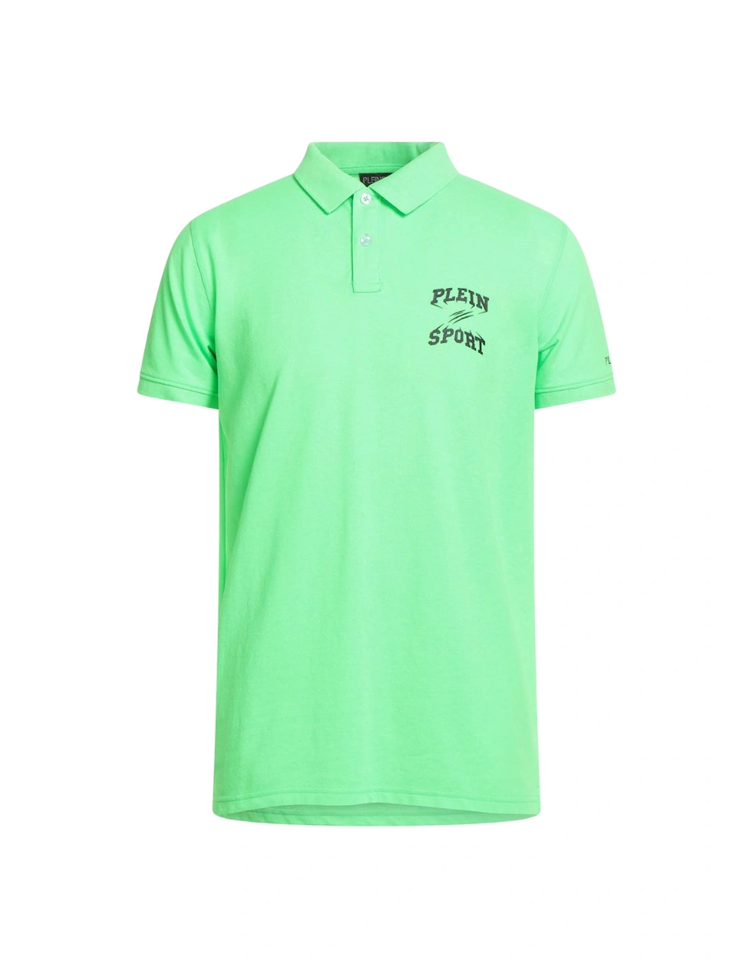 Plein Sport Scratch Logo Green Polo Shirt, 6 of 5