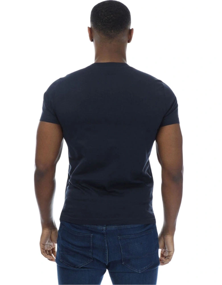 Medieval Logo Navy Blue T-Shirt