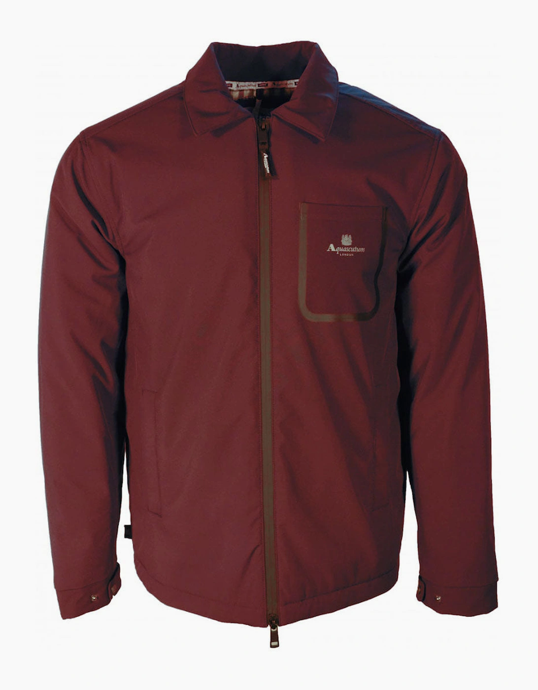 Aquascutum Men's Burgundy Active Coach Jacket - Size: 40/Regular
