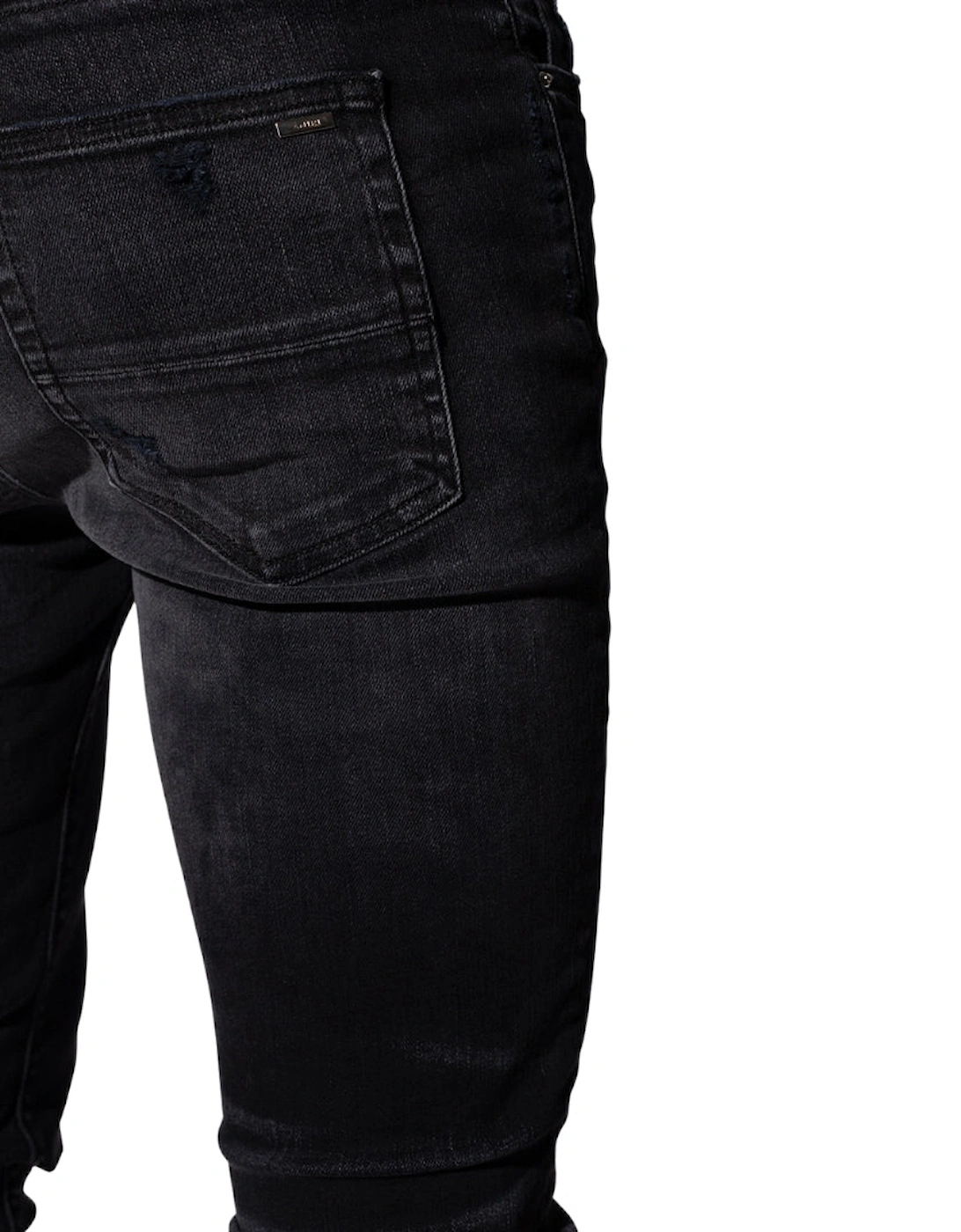 Slash Aged Black Jeans