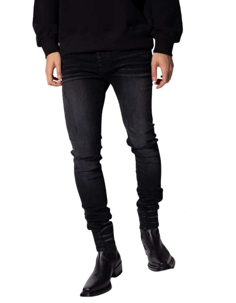 Slash Aged Black Jeans