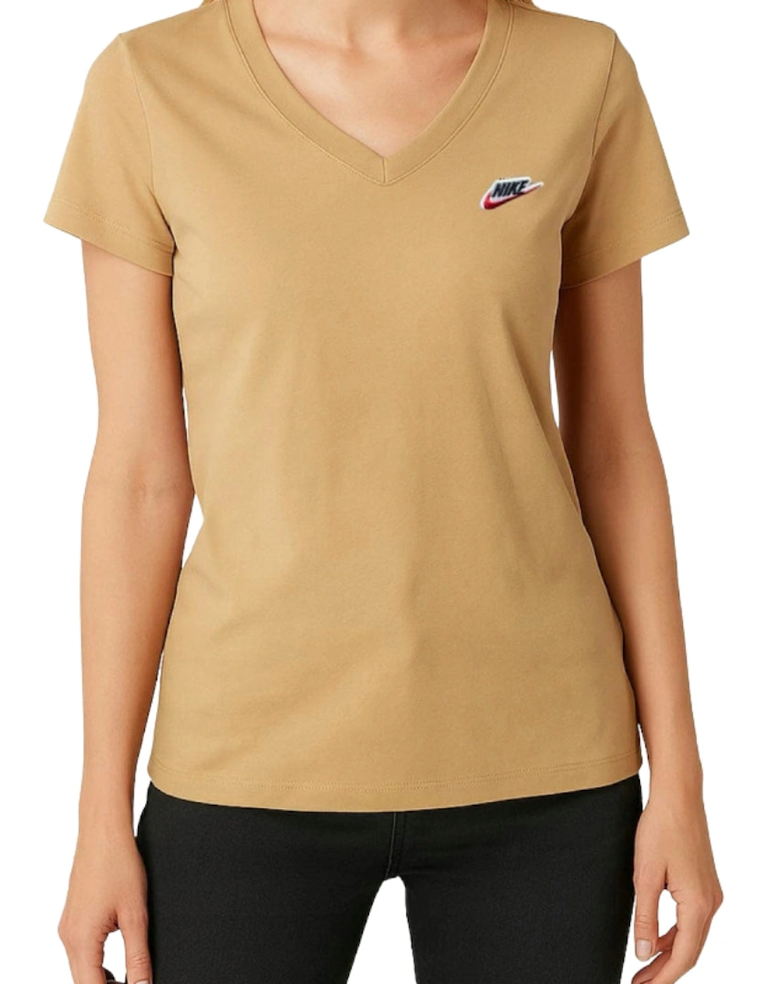 V-Neck Beige T-Shirt, 2 of 1