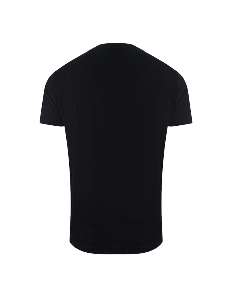 Large Design Black T-Shirt