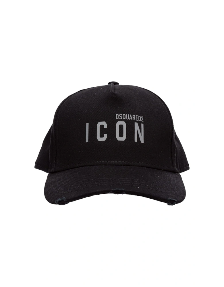 Icon Logo Grey Logo Black Hat
