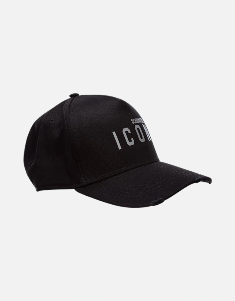 Icon Logo Grey Logo Black Hat
