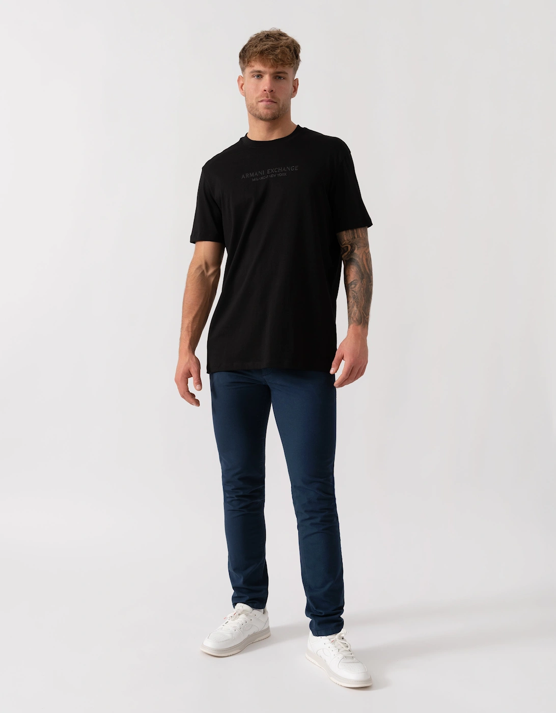 Tonal City Logo T-Shirt - Black/White MC09E