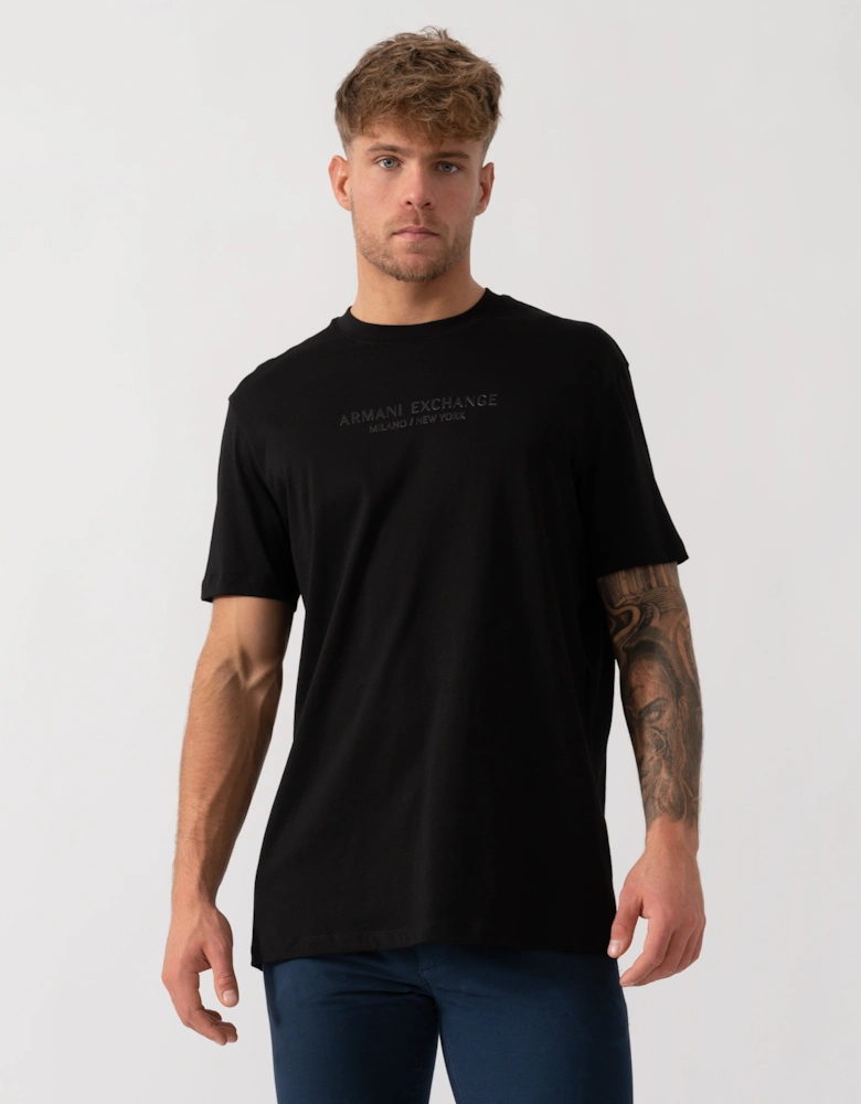 Tonal City Logo T-Shirt - Black/White MC09E