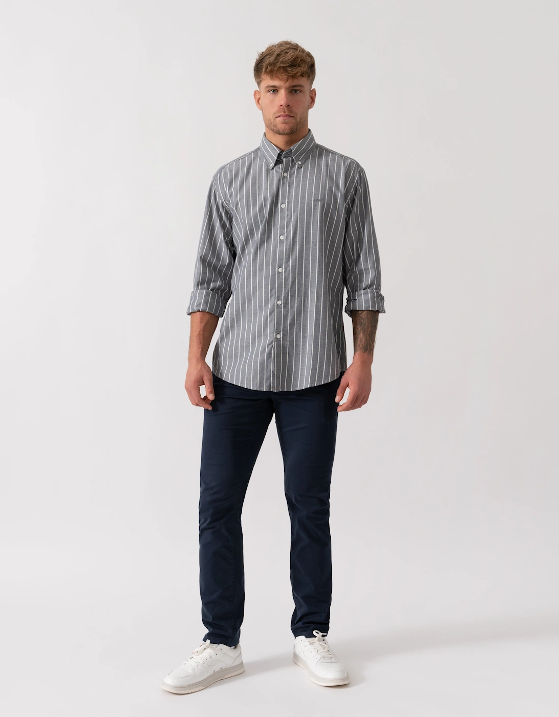 BOSS Orange Ricoplus Shirt - Dark Blue 404
