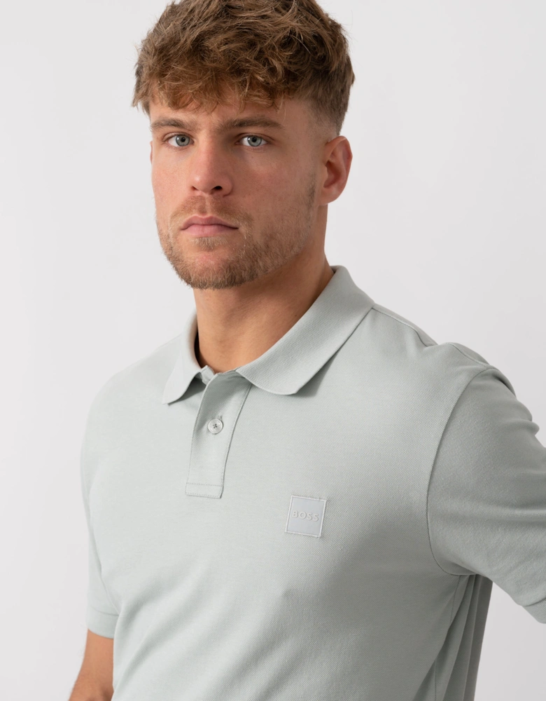 BOSS Orange Passenger Modern Slim-Fit Polo Shirt - Silver 043