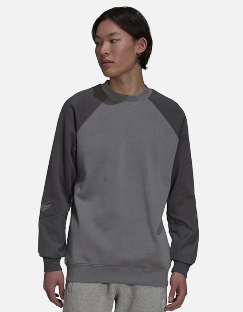 Blocked Crew Sweatshirt