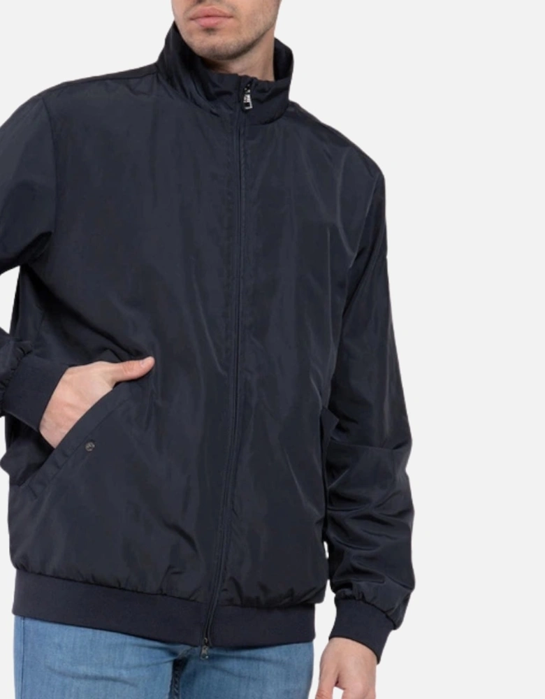 Midnight Blue Bomber Jacket