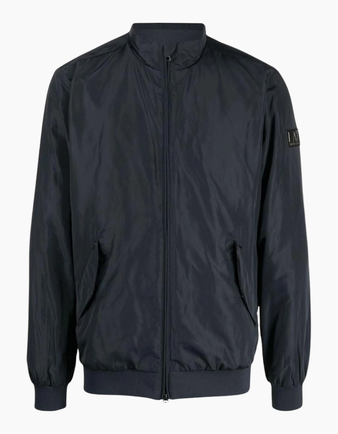 Ea7 Men's Blue Midnight Bomber Jacket  40/Regular L