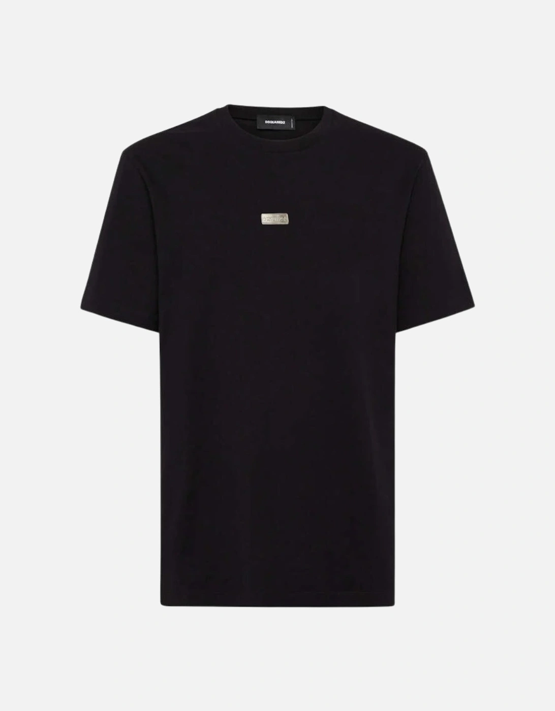 Small Metal Logo T-Shirt Black, 4 of 3