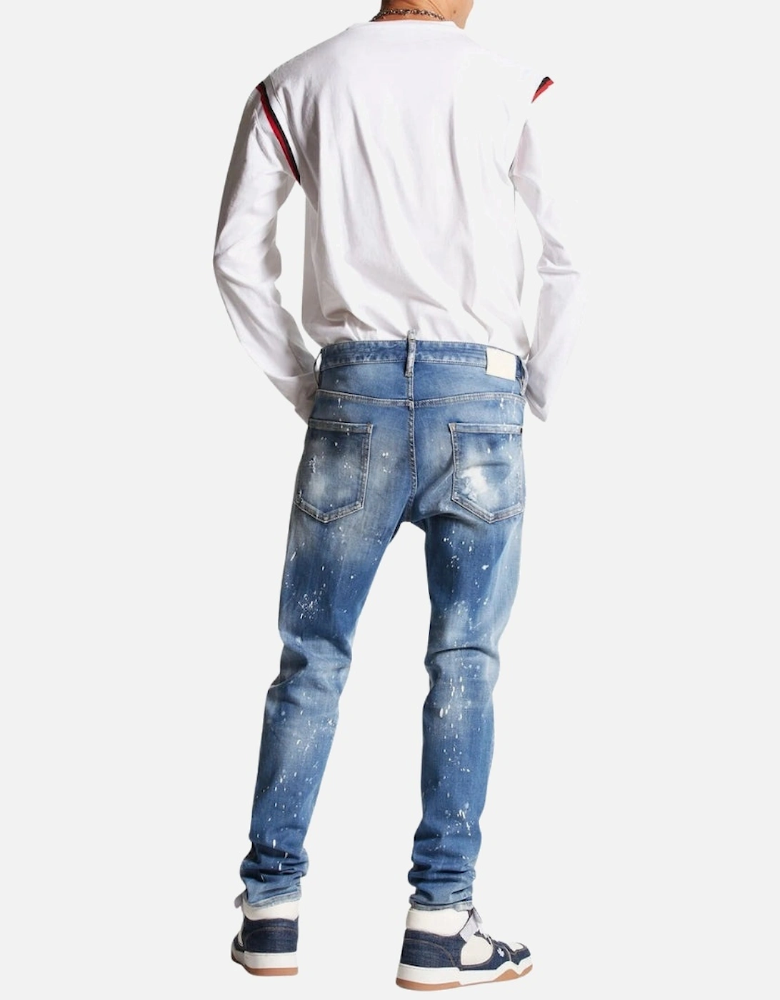 Cool Guy Jean Reinforced Ripped Blue Jeans