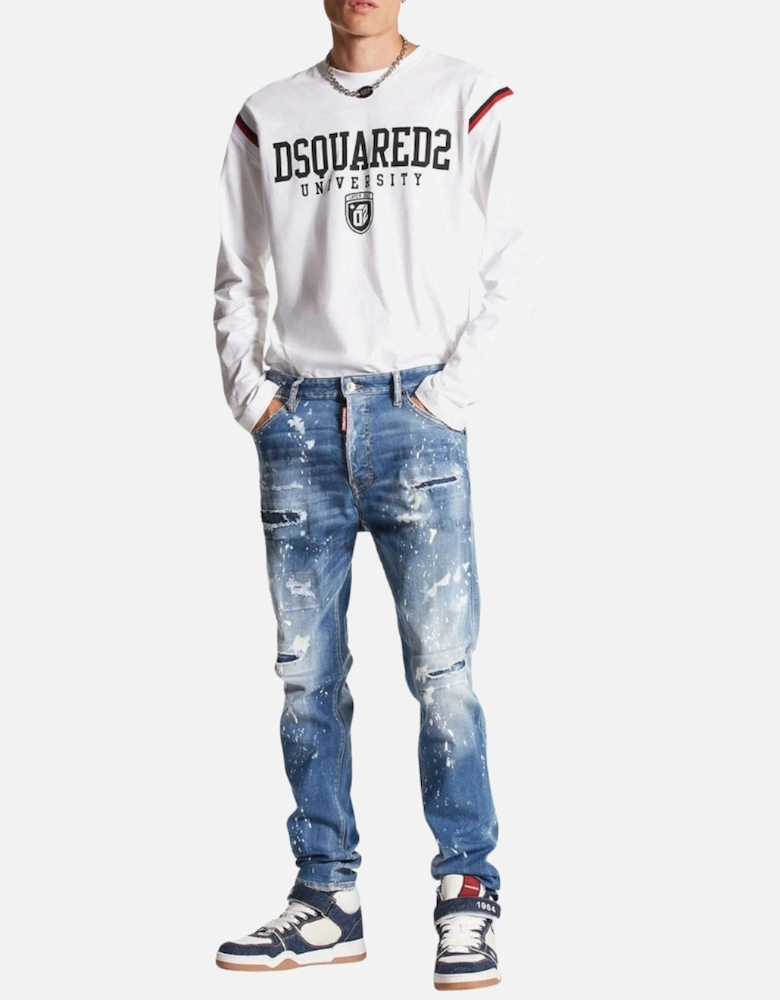 Cool Guy Jean Reinforced Ripped Blue Jeans