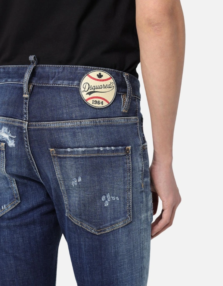 Dark Blue Denim Pants