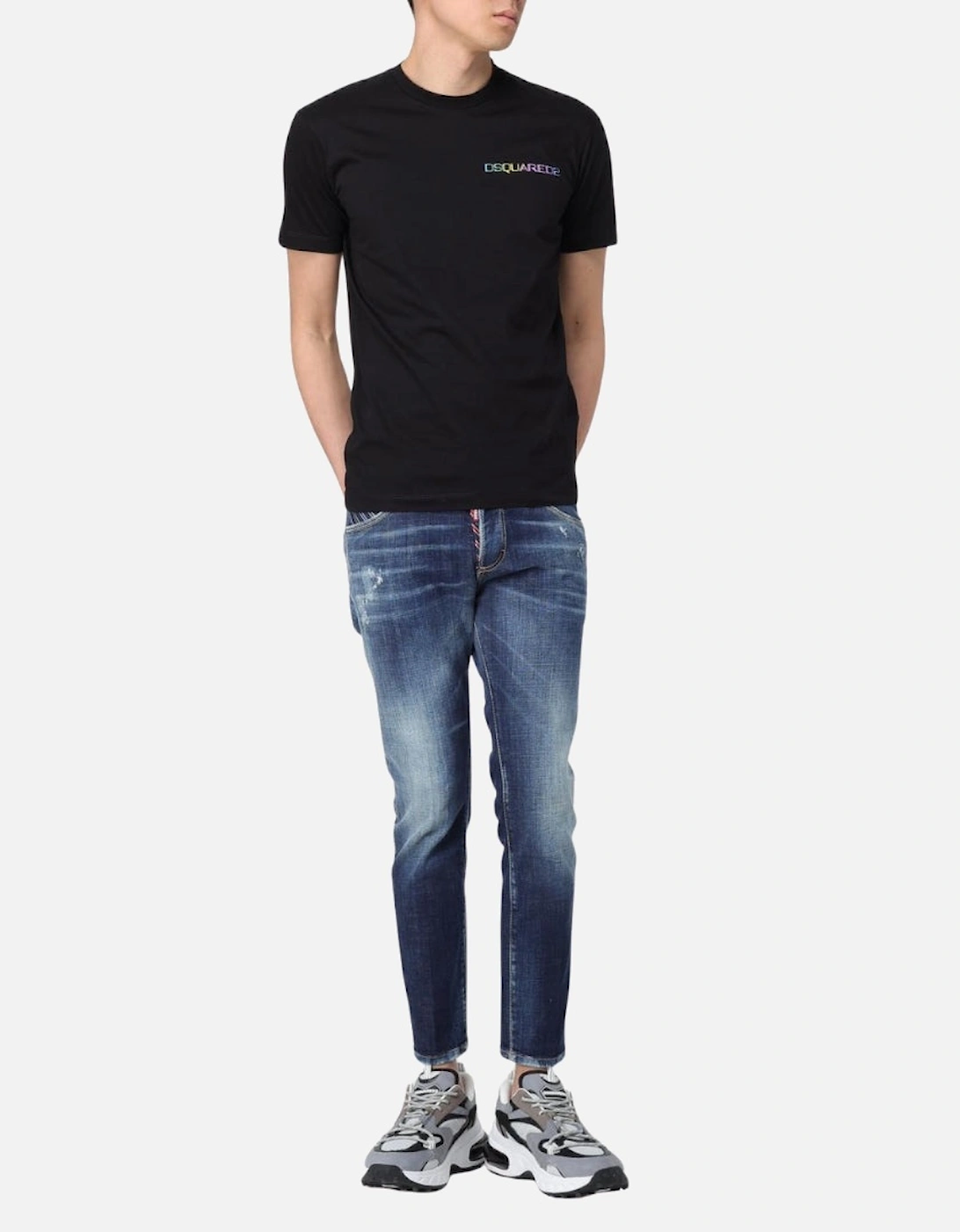 Dark Blue Denim Pants