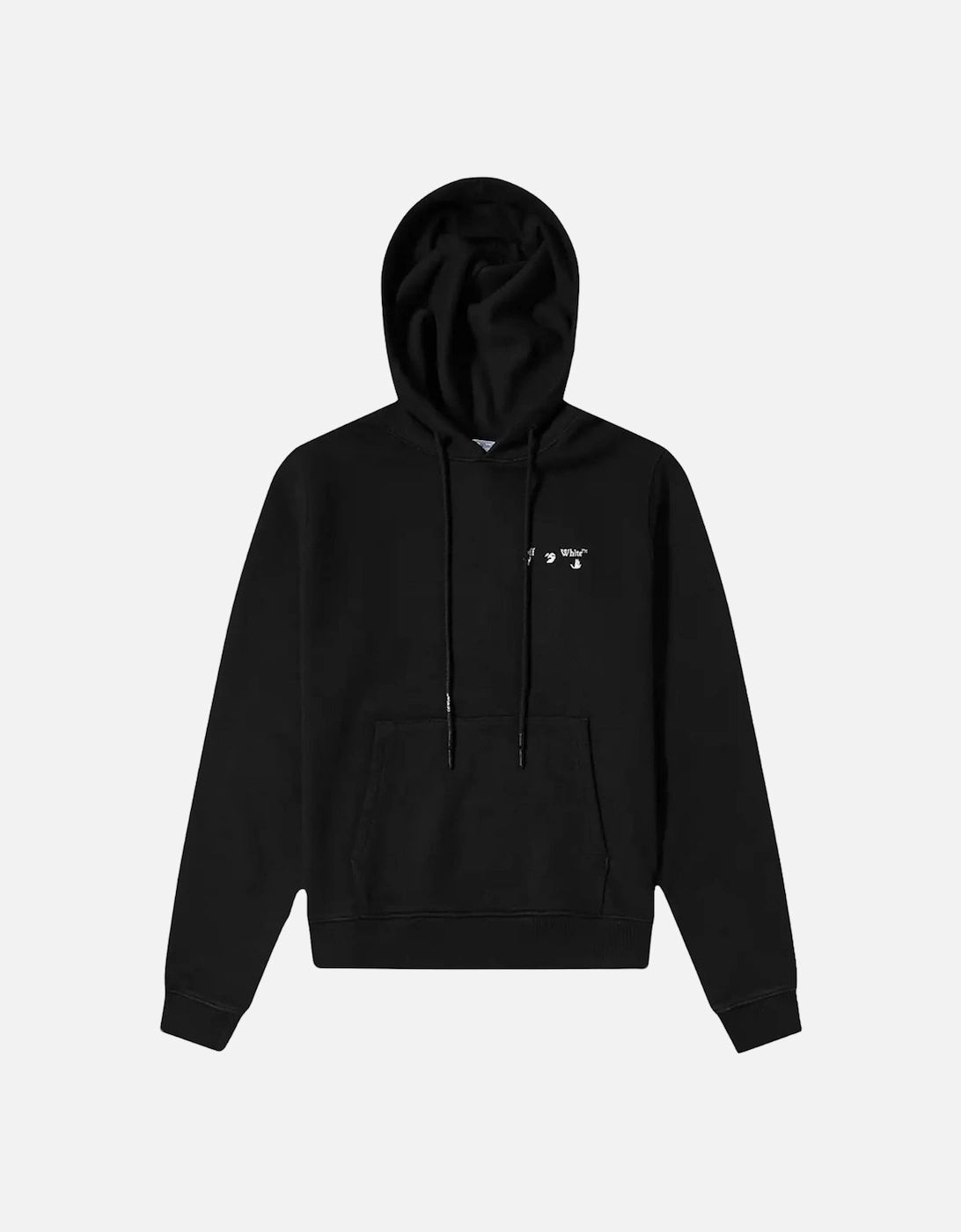 Monotone Arrow Logo On Back Black Hoodie, 5 of 4