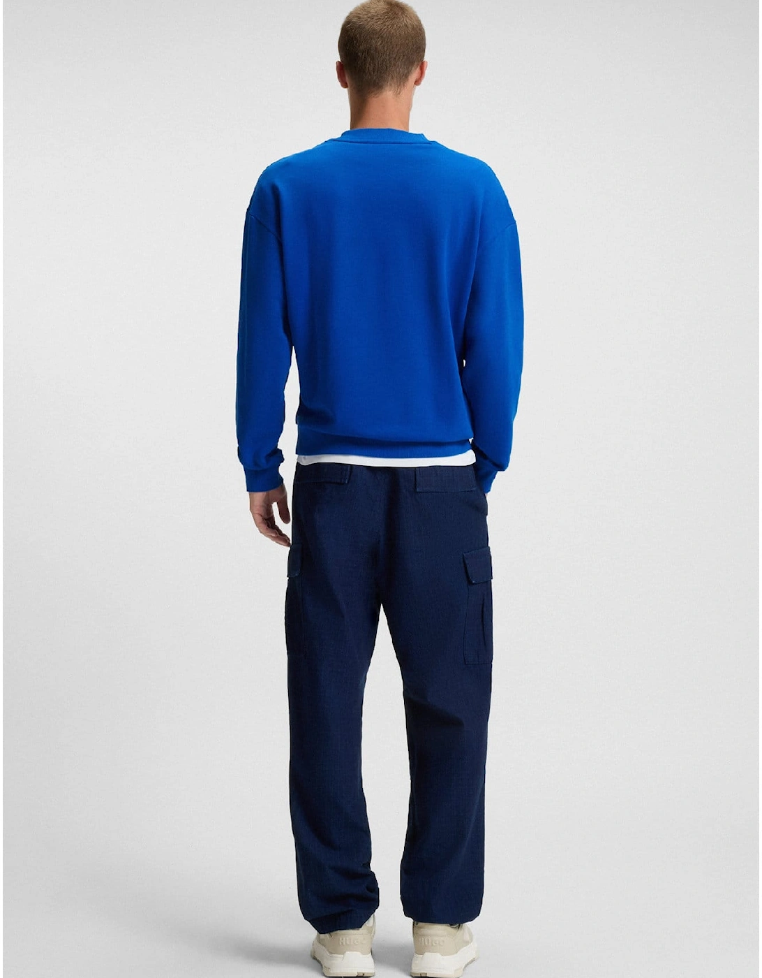 Niero Crewneck Sweatshirt - Niero Logo Print Crewneck Sweatshirt