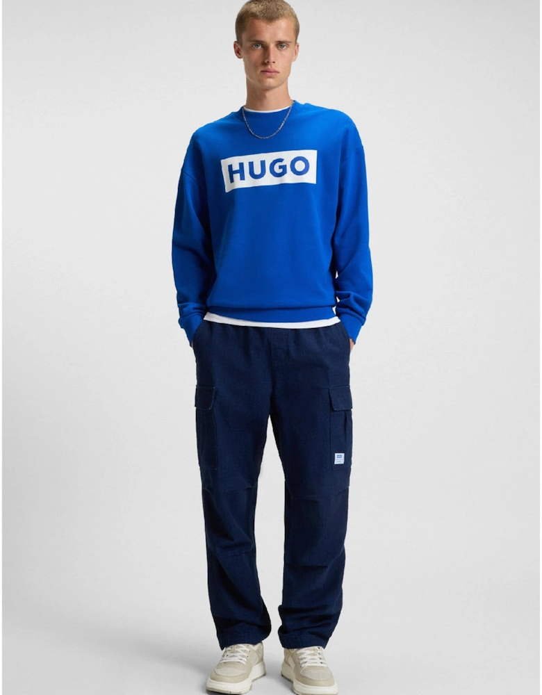 Niero Crewneck Sweatshirt - Niero Logo Print Crewneck Sweatshirt