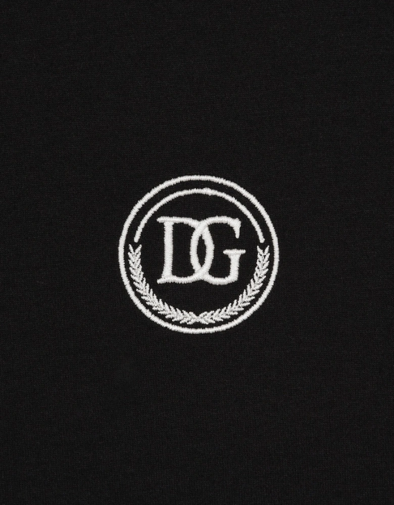 Embroidered DG Logo T-Shirt Navy Blue