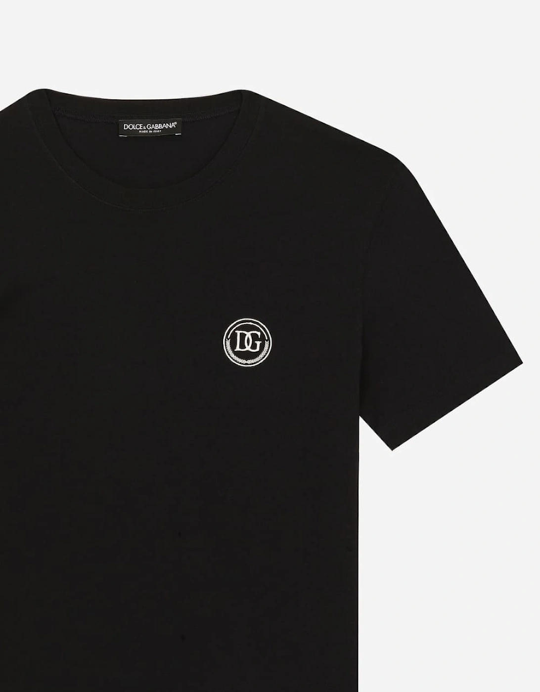 Embroidered DG Logo T-Shirt Navy Blue