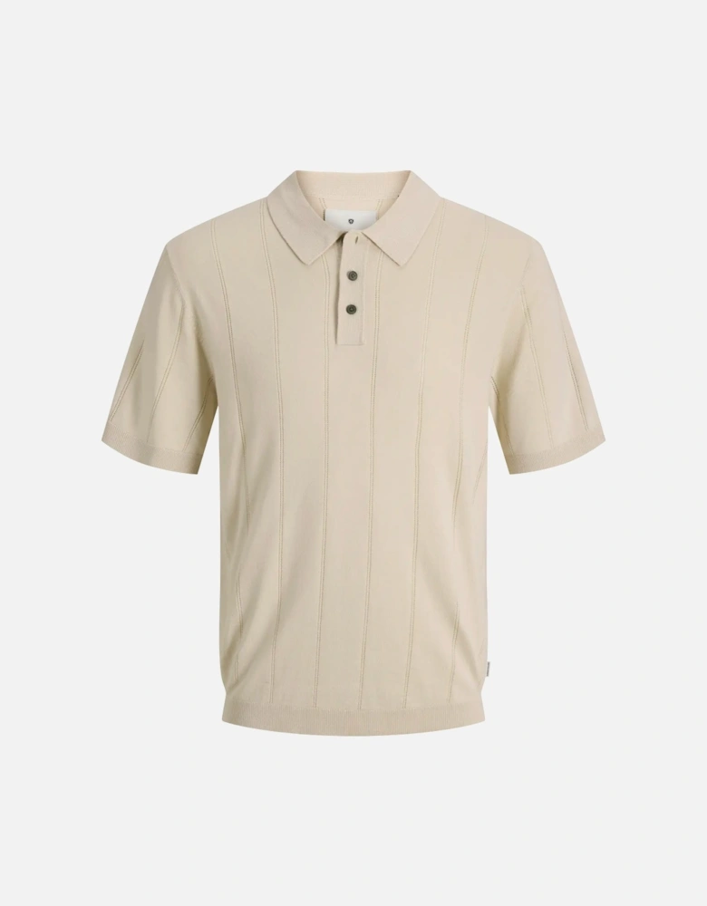 JPRBLA William Structure Knit Polo Ancient Scroll