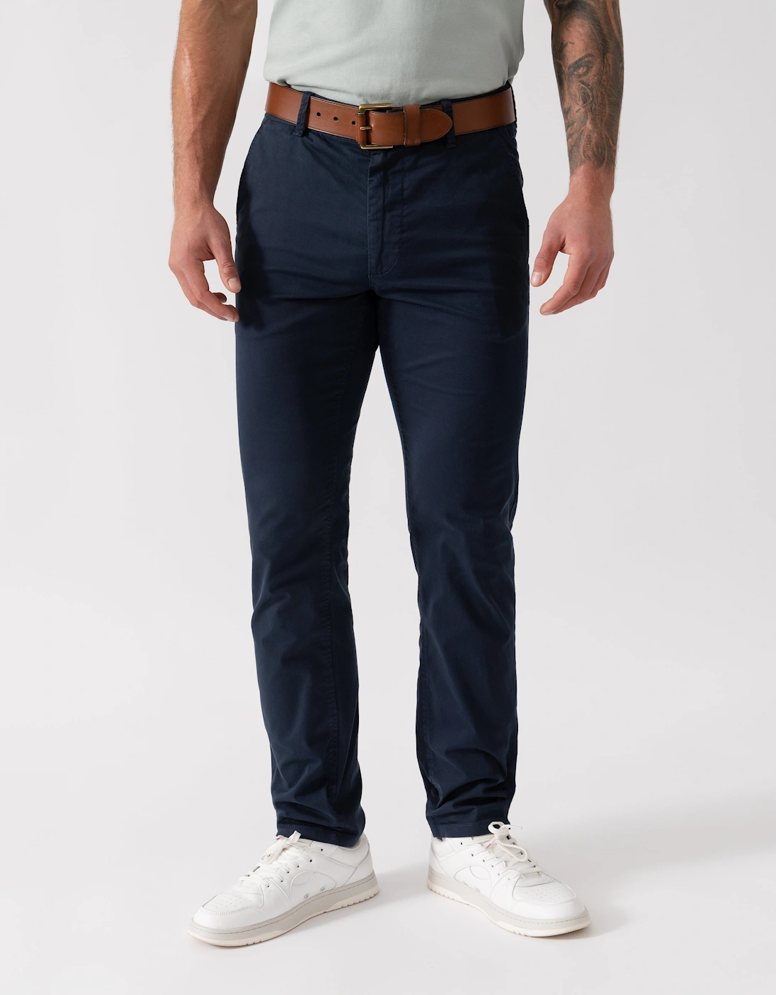BOSS Orange Classic Slim Fit Chino - Dark Blue 404, 5 of 4