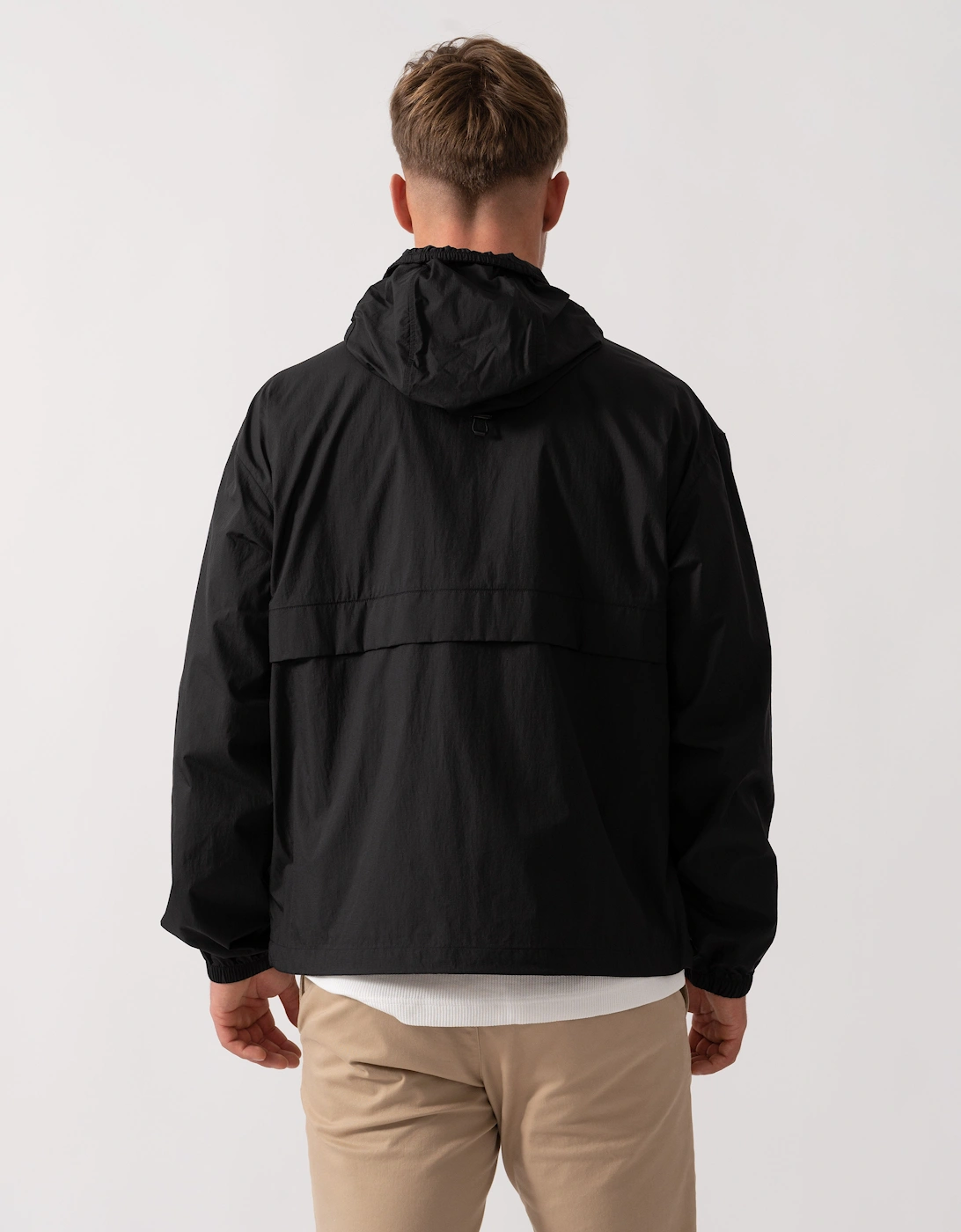 Lightweight Packable Water-Repellent Ripstop Jacket - Black 031