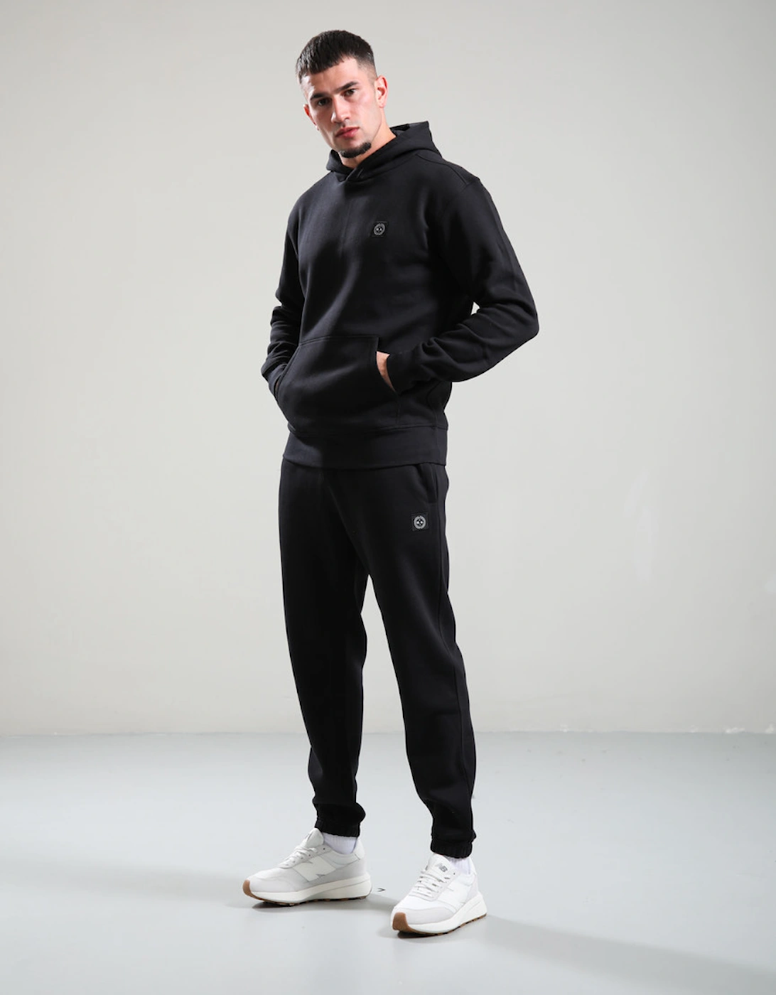 Marchio Hooded Sweatshirt - Black