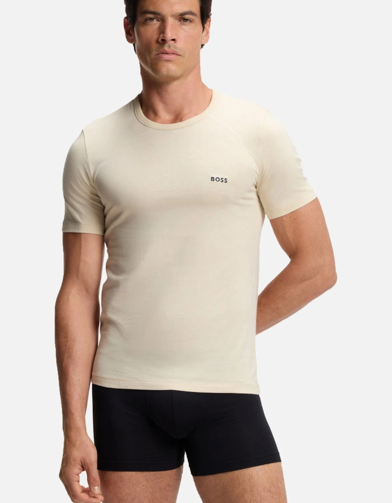 Boss Black 3 Pack T-Shirts Black/Navy/Beige