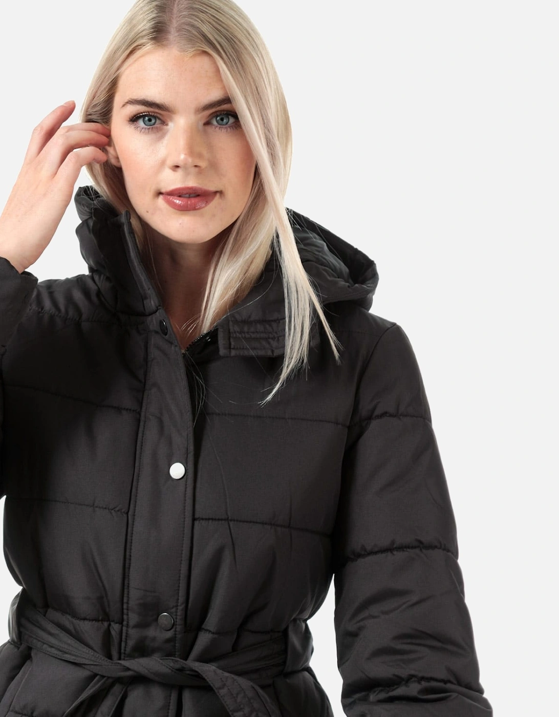 Womens Sue Padded Belted Jacket