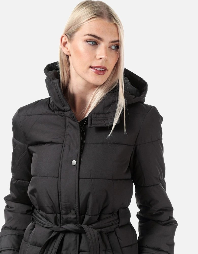Womens Sue Padded Belted Jacket
