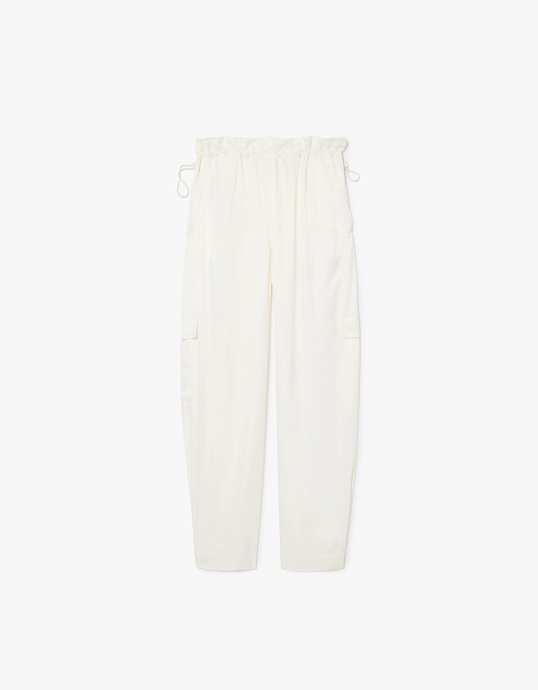 Oversized Satin Cargo Pants, 5 of 4