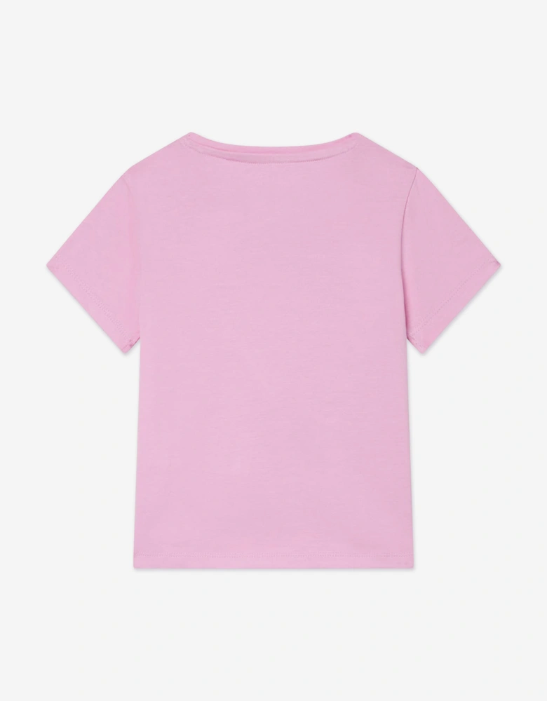 Girls Logo T-Shirt in Pink