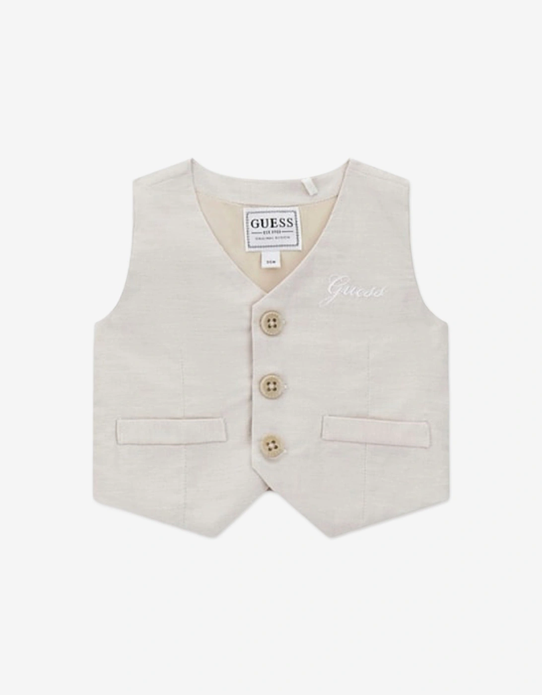 Baby Boys Short Set in Beige