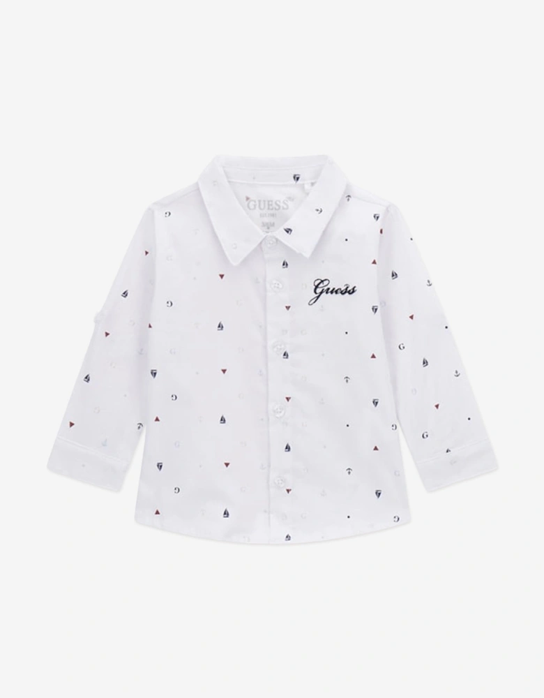 Baby Boys Short Set in Beige