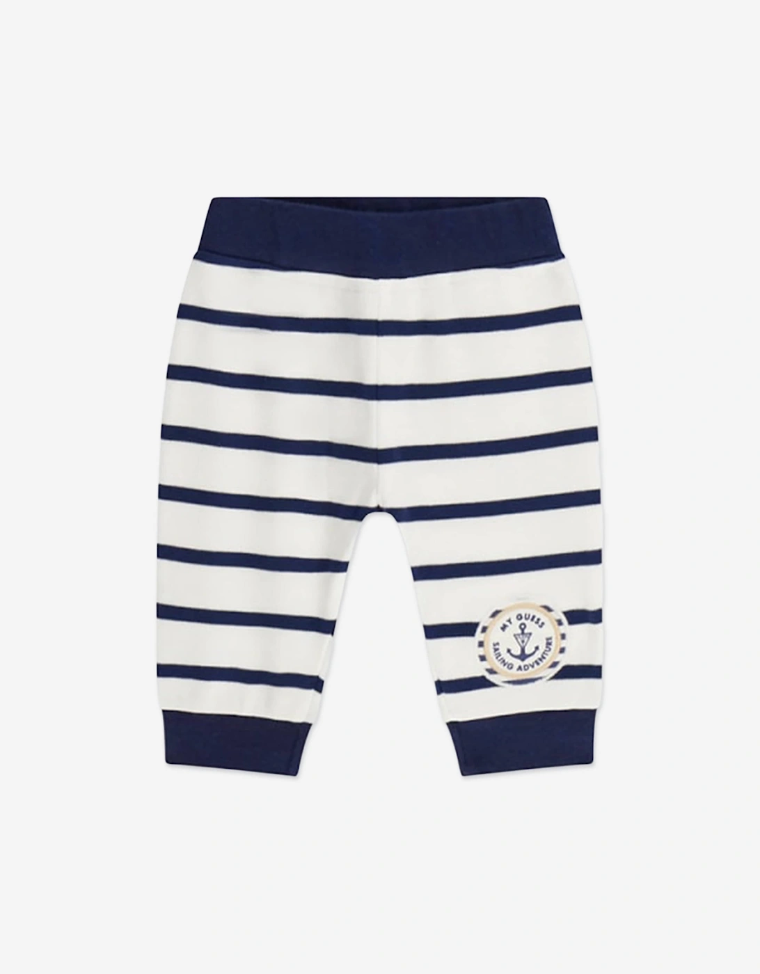 Baby Striped Bodysuit Set in Navy