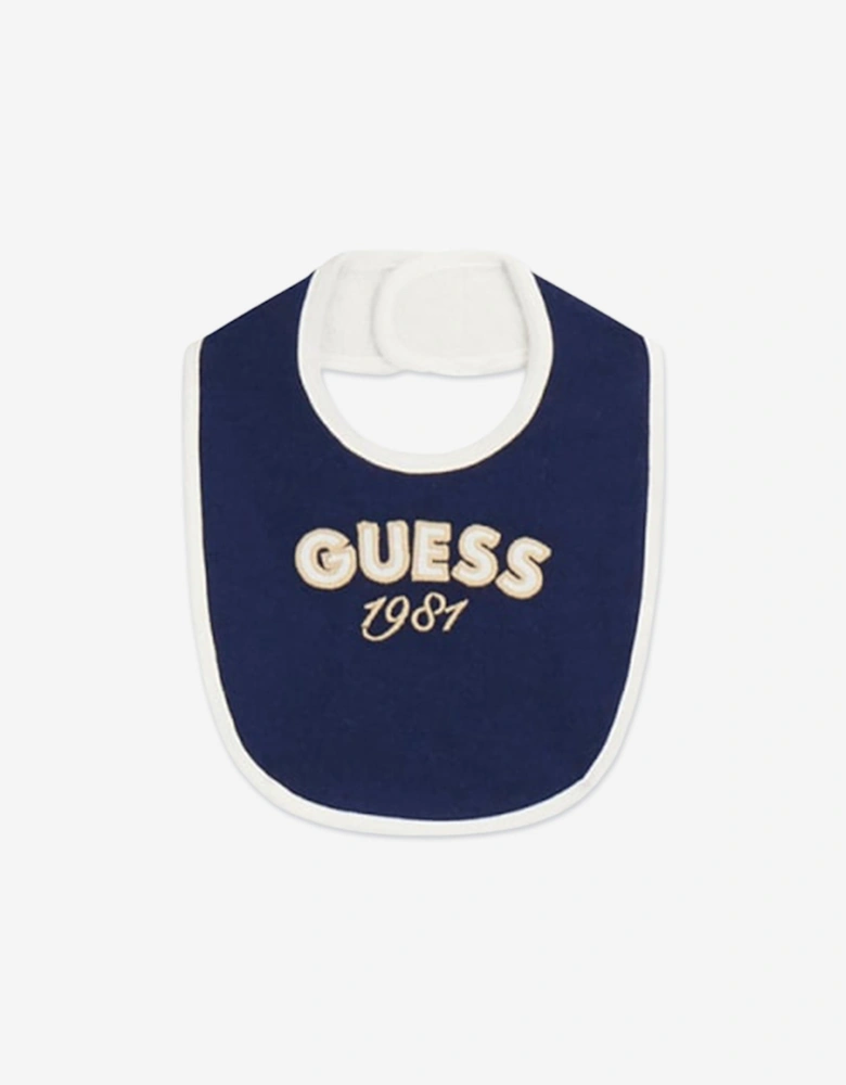 Baby Striped Bodysuit Set in Navy