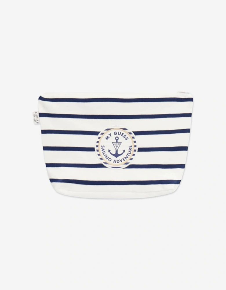 Baby Striped Bodysuit Set in Navy